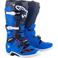 Motorcycle Boots Alpinestars Tech Motocross Stiefel, weiss-blau, Größe