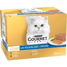 Mascotas Gourmet Gold Mousse 24 x 85 g - Pack Mixto de Carnes