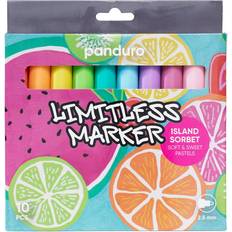 Limitless Markers Island Sorbet Set 10 – akrylpennor i fruktiga och pastelliga färger