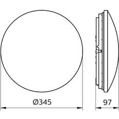 Philips LED 3000K Deckenfluter