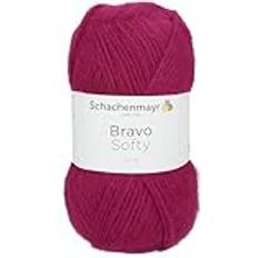 Bravo Softy Akrylgarn 8032 Hallonröd