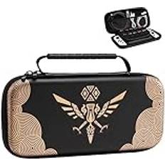 TiMOVO Carrying Case Compatible with Nintendo Switch OLED Model 2021 & Switch, Zelda: Tears of the Kingdom Game Handbag