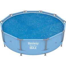 Samuel Alexander 10ft Bestway Pro Max & Fastset Pool Solar Cover To Keep Heat In Blue One Size