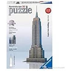 Classic Jigsaw Puzzles Ravensburger 12553 Empire State Building 216 Teile 3D Puzzle-Bauwerke