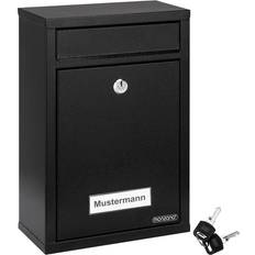 Lockable Letter Box With 2 Keys 32x22x9 cm