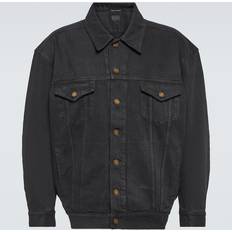 Saint Laurent Oversized denim jacket black
