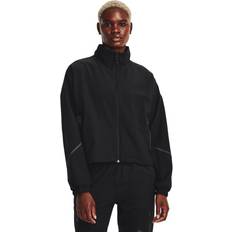 Under Armour Unstoppable Woven Full Zip Top, Black