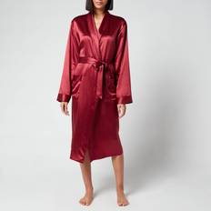 Silk Robe Claret Rose L-XL Red