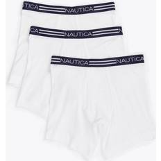 Elastane/Lycra/Spandex - Unisex Men's Underwear Nautica Mens Classic Boxer Briefs, 3-Pack