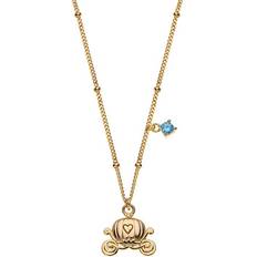 Enfant Colliers Disney Chaînette pour enfants Princess N903223YZBL-18 925 Argent Jaune Doré