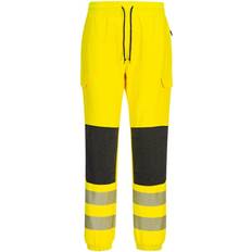 Portwest KX3 hi-vis flexi jogger klasse II Gul/Sort Størrelse: XXXL