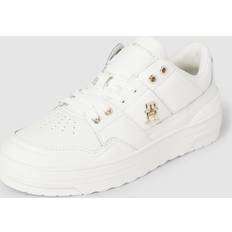 Tommy Hilfiger Unisex Trainers Tommy Hilfiger White Leather Women's Sneaker - White
