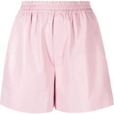 Polyurethane - Women T-shirts Nanushka faux-leather boxer shorts women Recycled Polyester/Polyurethane Pink