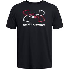 Homme - L T-shirts Under Armour Foundation Short Sleeve T-shirt - Black/Red/White