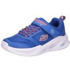 Skechers Orange Trainers Skechers Jungen Blaues Textil-Synthetik-orange