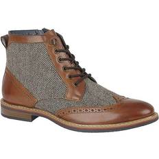 Roamers Roamers Mens Fischgrätenleder Ankle Boots