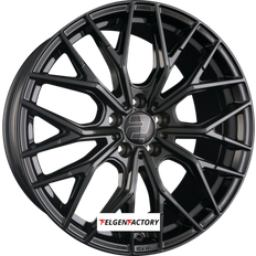 19" - 5/120 - 8,5" Autofelgen felgen 2drv wheelworld wh37 8,5x19 et35 5x120 schwarz glänzend lackiert... Lackiert SW+