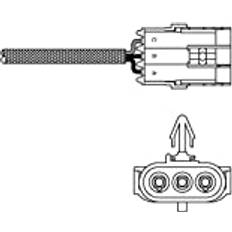 Sistemas de Escape Delphi ES10992-12B1 Sonda lambda Sonda convencional, térmico RENAULT: CLIO 2, Kangoo I, TWINGO 1 Kasten