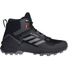 Terrex swift r3 mid gore tex adidas Originals Black Terrex Swift R3 Mid Sneakers CORE BLACK/GREY THRE