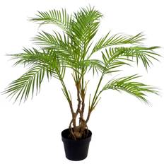 Leaf Areca Palm Twisted Detail Trunk Artificial Plant