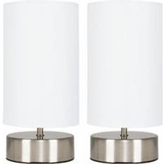 ValueLights 2 Touch Dimmer Bedside Table Lamp