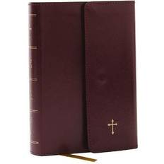 KJV Compact Bible w/ 43,000 Cross References, Burgundy Leatherflex with flap, Red Letter, Comfort Print: Holy Bible, King James Version: Holy Bible, King James Version