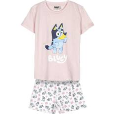 Bluey Børnepyjamas Sæt - Pink