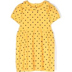 Mini Rodini Dresses Children's Clothing Mini Rodini polka-dot cotton-blend dress kids Elastane/Cotton 92-98 Yellow