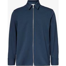 Rayon Camicie Jil Sander Zip Through Overshirt - Marine Men's