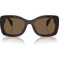 Prada Damen Sonnenbrillen Prada Sonnenbrille mit Eckigem Gestell - Braun