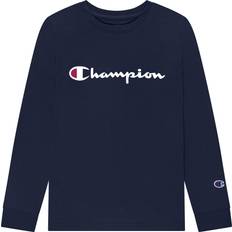 Champion Dresses Children's Clothing Champion Champion Boys Long Sleeve Tee Shirt Kids Tops Navy, Medium