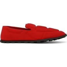 Dolce & Gabbana Men Slippers Dolce & Gabbana panelled almond-toe slippers men Calf Leather/Nylon/Elastane/Elastane/Rubber/Nylon Red