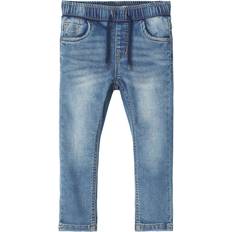 Babys Hosen Name It Regular Sweat Jeans Blau