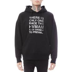 Men - Velvet Sweaters HVMAN Men's Human Race Graphic Hoodie Black