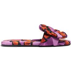 Slides La DoubleJ Women's JJ Printed Slides Purple Orange Sandals