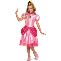 Royal Costumes Disguise Girls Super Mario Classic Princess Peach Costume