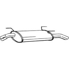 Abgassysteme Bosal 185-321 Endschalldämpfer