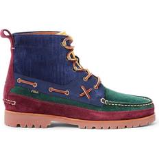 Men - Multicolored Lace Boots Polo Ralph Lauren Ranger Mid - Color Block