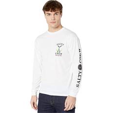 Rain Clothes Salty Crew Tailed Long Sleeve Sunshirt White Men's T Shirt White