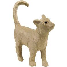 Cats Crafts Decopatch Mache Walking Cat 12cm