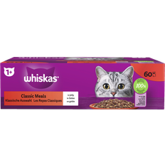 Whiskas Katter Husdjur Whiskas 1+ Classic Meals 60x85g