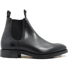 Coupe Large Bottes Chelsea Loake Chatsworth Chelsea Boot - Black Calf