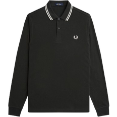 Homme - L Polos Fred Perry M3636 Polo Shirt - Black/White