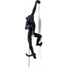 Monkey lamp seletti Seletti Monkey Black Wall lamp