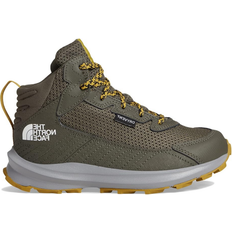 Textile Climbing Shoes Children's Shoes The North Face Kid's Fastpack Hiker Mid WP Hiking Boots - New Taupe Green/Mineral Gold