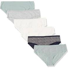 5XL - Hipsters Panties Amazon Essentials Women's Cotton Hipster 6-pack Plus Size - Animal