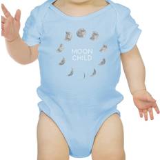 Moon Child Baby Bodysuit - Blue