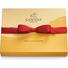 Godiva chocolate box Godiva Assorted Chocolate Gold Gift Box Red Ribbon 7.75oz 18