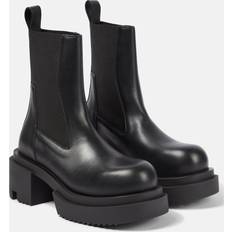 Rick Owens Leather ankle boots black