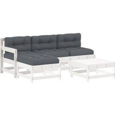 vidaXL 3186061 Lounge-Set, 2 Bord inkl. 1 Stolar & 2 Soffor